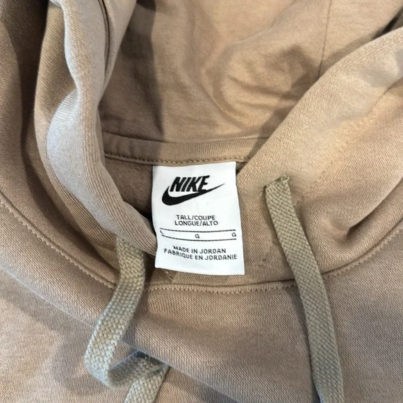 Nike Tan Hoodie for Men. Size Large Tall - Picture 2 of 2